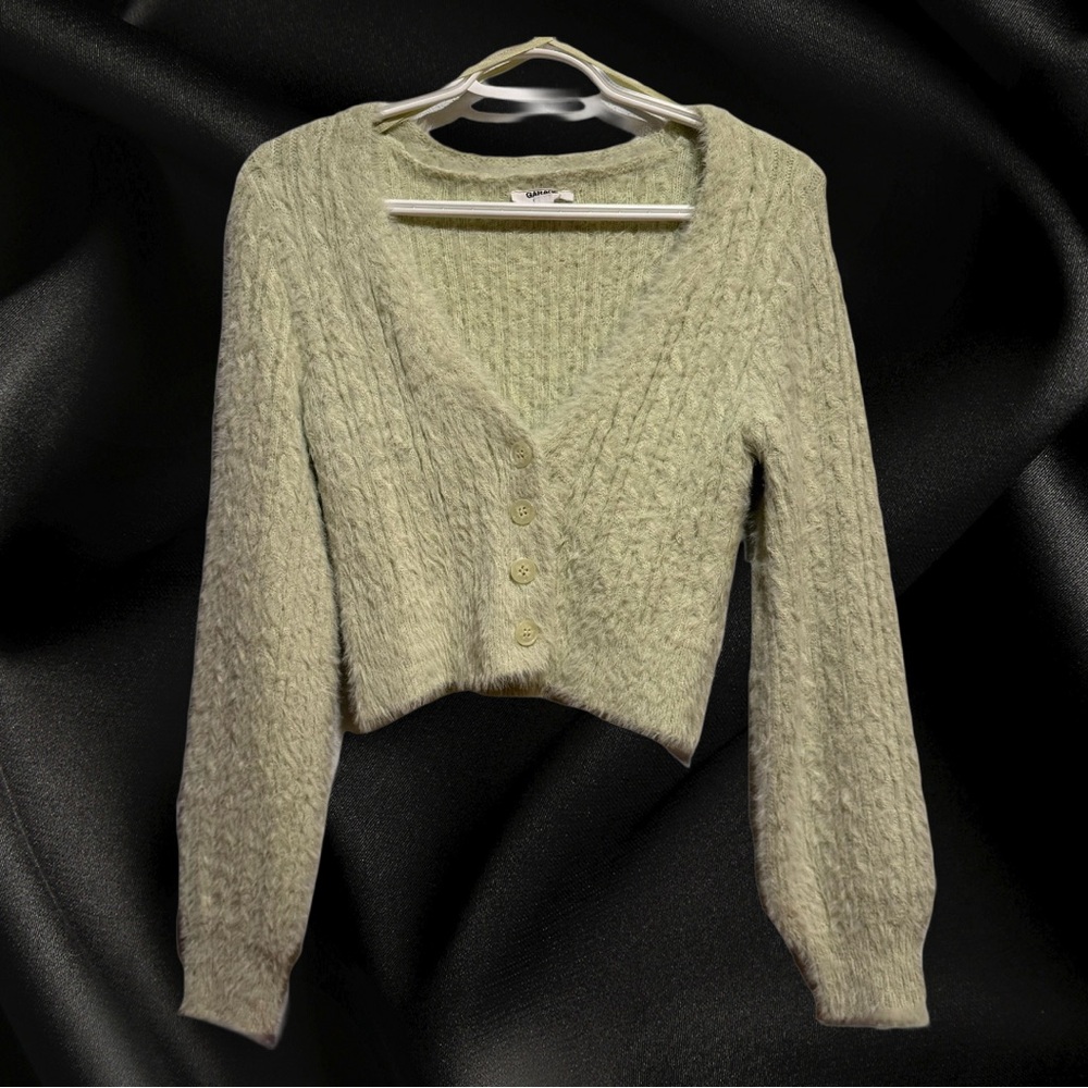 Garage Soft Pale Green Sweater